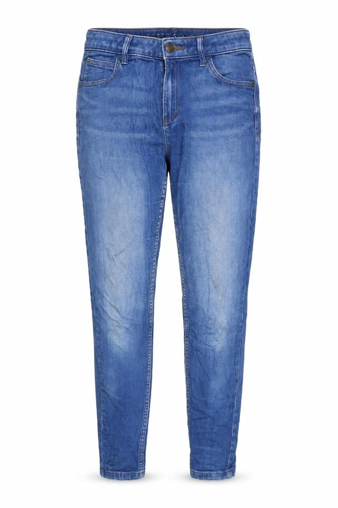 Marks & Spencer Womens Blue Cotton Blend Skinny Jeans Size 12 L27 in Regular Zip
