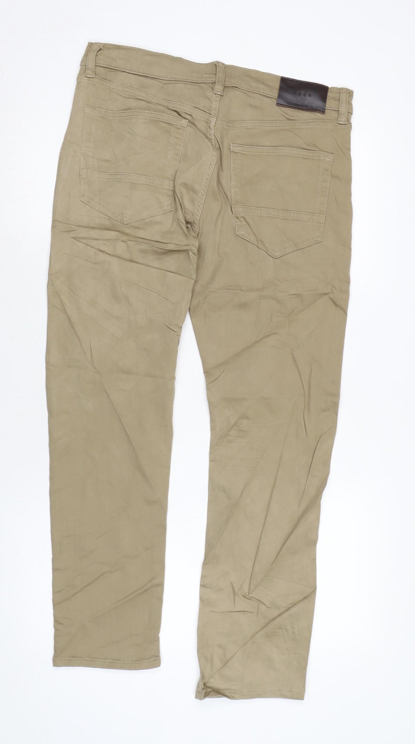 Womens UK Size 32 in Marks and Spencer Slim Fit Straight Brown Jeans