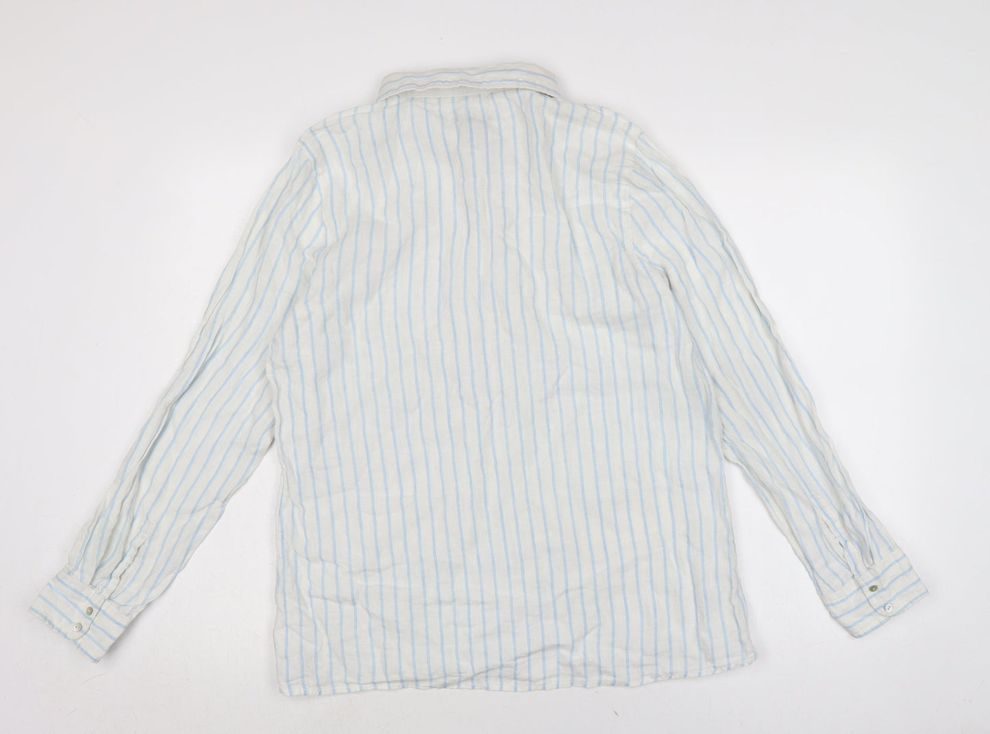 Womens UK Size L Kenar Ivory Basic Blouse