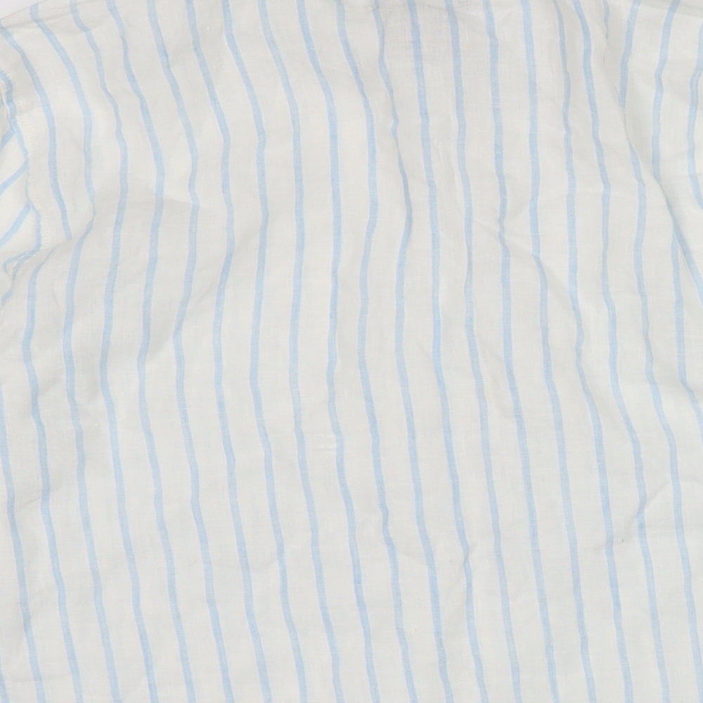 Womens UK Size L Kenar Ivory Basic Blouse