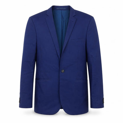 Marks & Spencer Mens Blue Polyester Jacket Suit Jacket Size 38 Regular