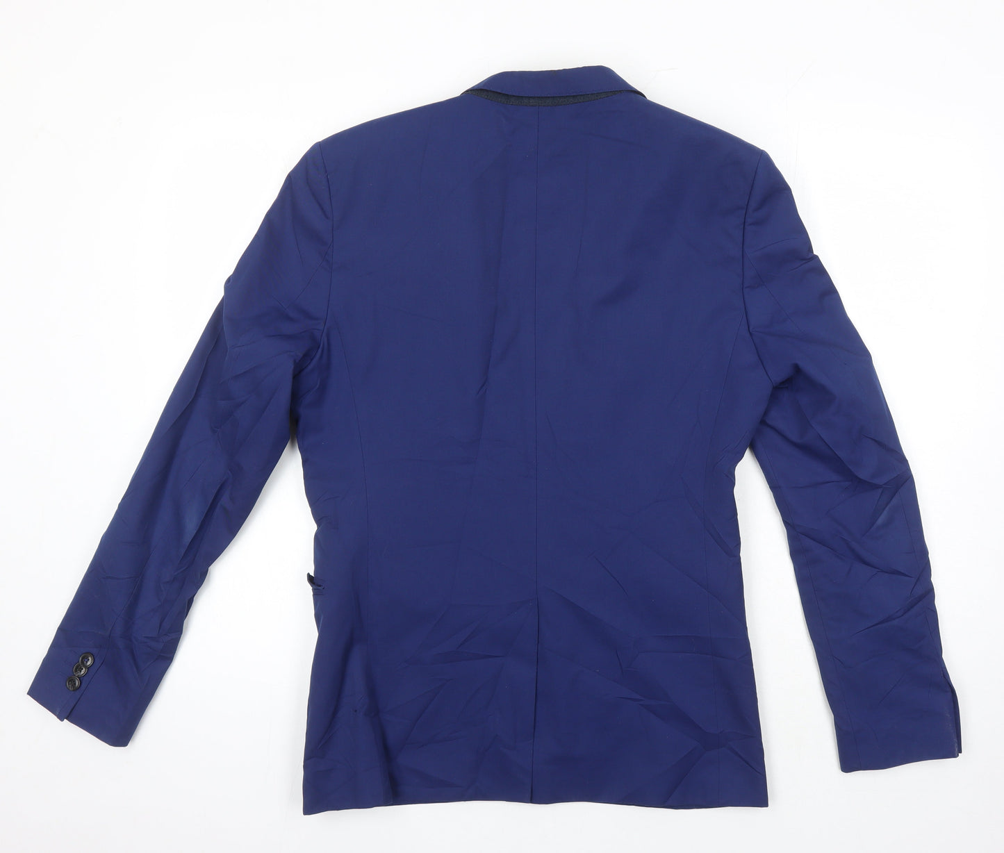 Mens UK Size 38 M&S Regular Blue Suit Jacket