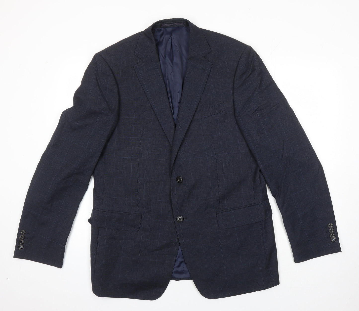 Mens UK Size 42 M&S Regular Black Suit Jacket