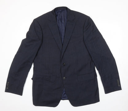 Mens UK Size 42 M&S Regular Black Suit Jacket