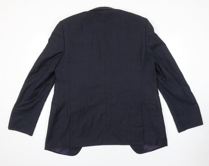 Mens UK Size 42 M&S Regular Black Suit Jacket
