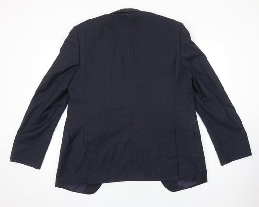 Mens UK Size 42 M&S Regular Black Suit Jacket