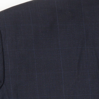 Mens UK Size 42 M&S Regular Black Suit Jacket