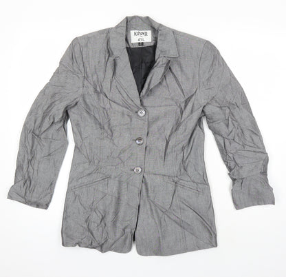 Womens UK Size 6 Kasper Grey Jacket