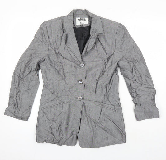 Womens UK Size 6 Kasper Grey Jacket