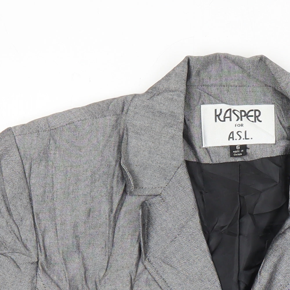 Womens UK Size 6 Kasper Grey Jacket