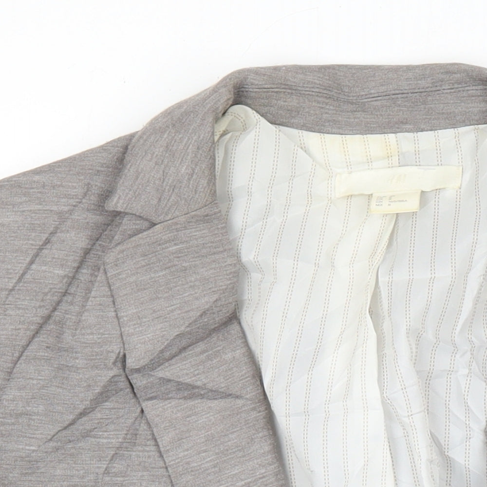 Womens UK Size 10 H&M Grey Jacket