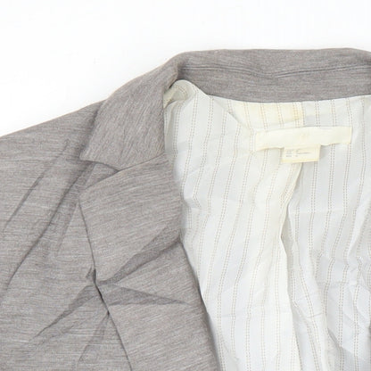 Womens UK Size 10 H&M Grey Jacket