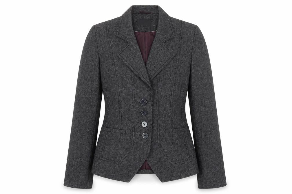 Next Womens Grey Jacket Blazer Size 8 Button