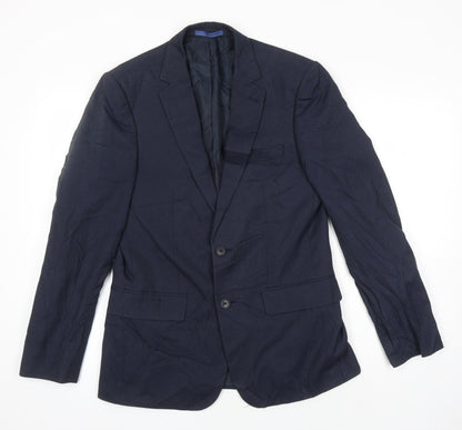 Mens UK Size 38 M&S Regular Blue Suit Jacket