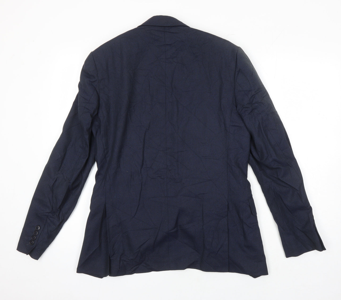 Mens UK Size 38 M&S Regular Blue Suit Jacket