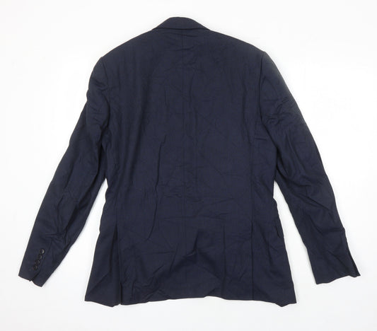 Mens UK Size 38 M&S Regular Blue Suit Jacket