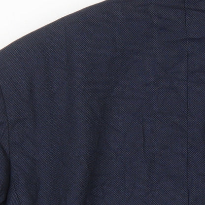 Mens UK Size 38 M&S Regular Blue Suit Jacket