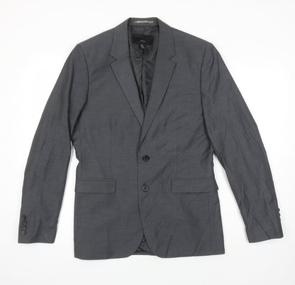 Mens UK Size 38 H&M Regular Grey Suit Jacket