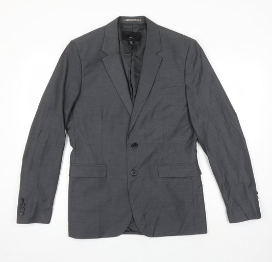 Mens UK Size 38 H&M Regular Grey Suit Jacket