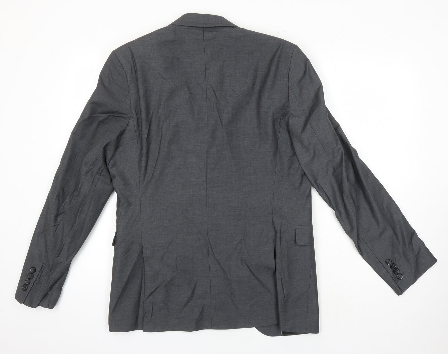 Mens UK Size 38 H&M Regular Grey Suit Jacket
