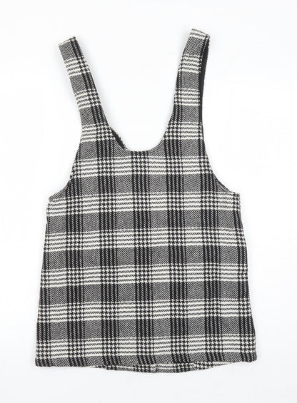 NEXT Girls Multicoloured Check Gilet Waistcoat Size 11 Years