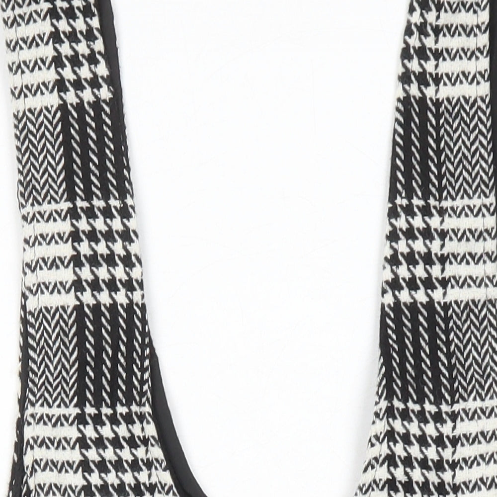 NEXT Girls Multicoloured Check Gilet Waistcoat Size 11 Years