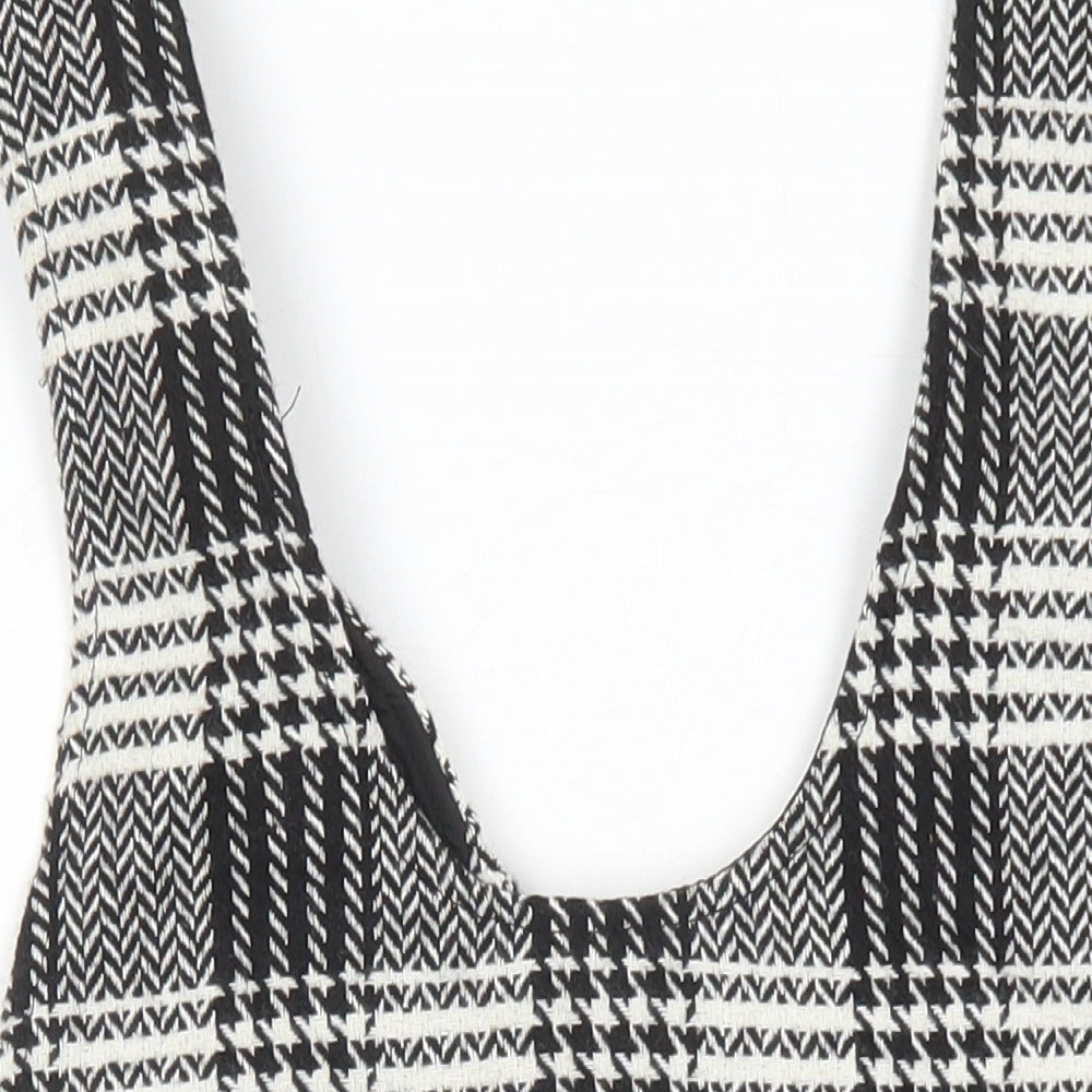 NEXT Girls Multicoloured Check Gilet Waistcoat Size 11 Years