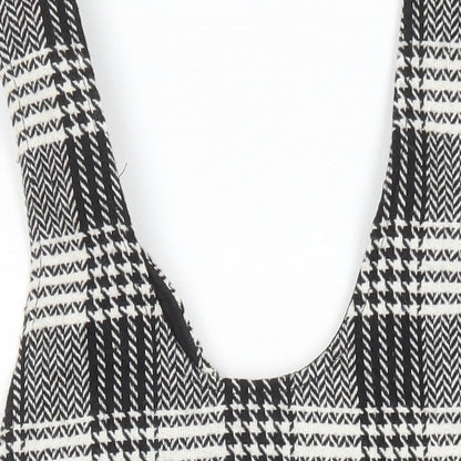 NEXT Girls Multicoloured Check Gilet Waistcoat Size 11 Years