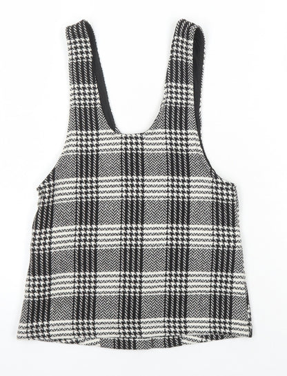 NEXT Girls Multicoloured Check Jacket Waistcoat Size 4 Years