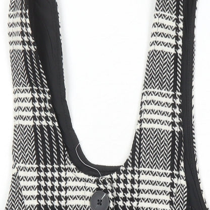 NEXT Girls Multicoloured Check Jacket Waistcoat Size 4 Years