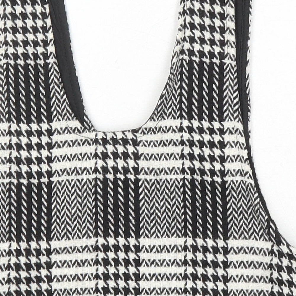 NEXT Girls Multicoloured Check Jacket Waistcoat Size 4 Years