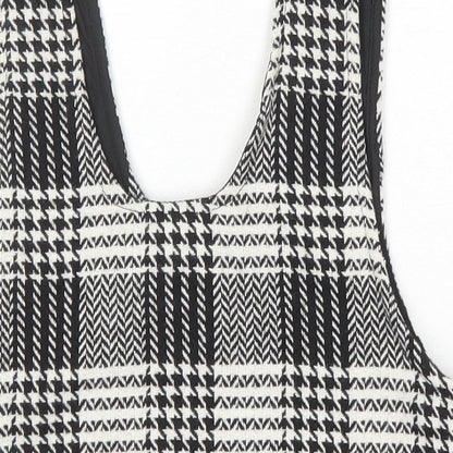 NEXT Girls Multicoloured Check Jacket Waistcoat Size 4 Years
