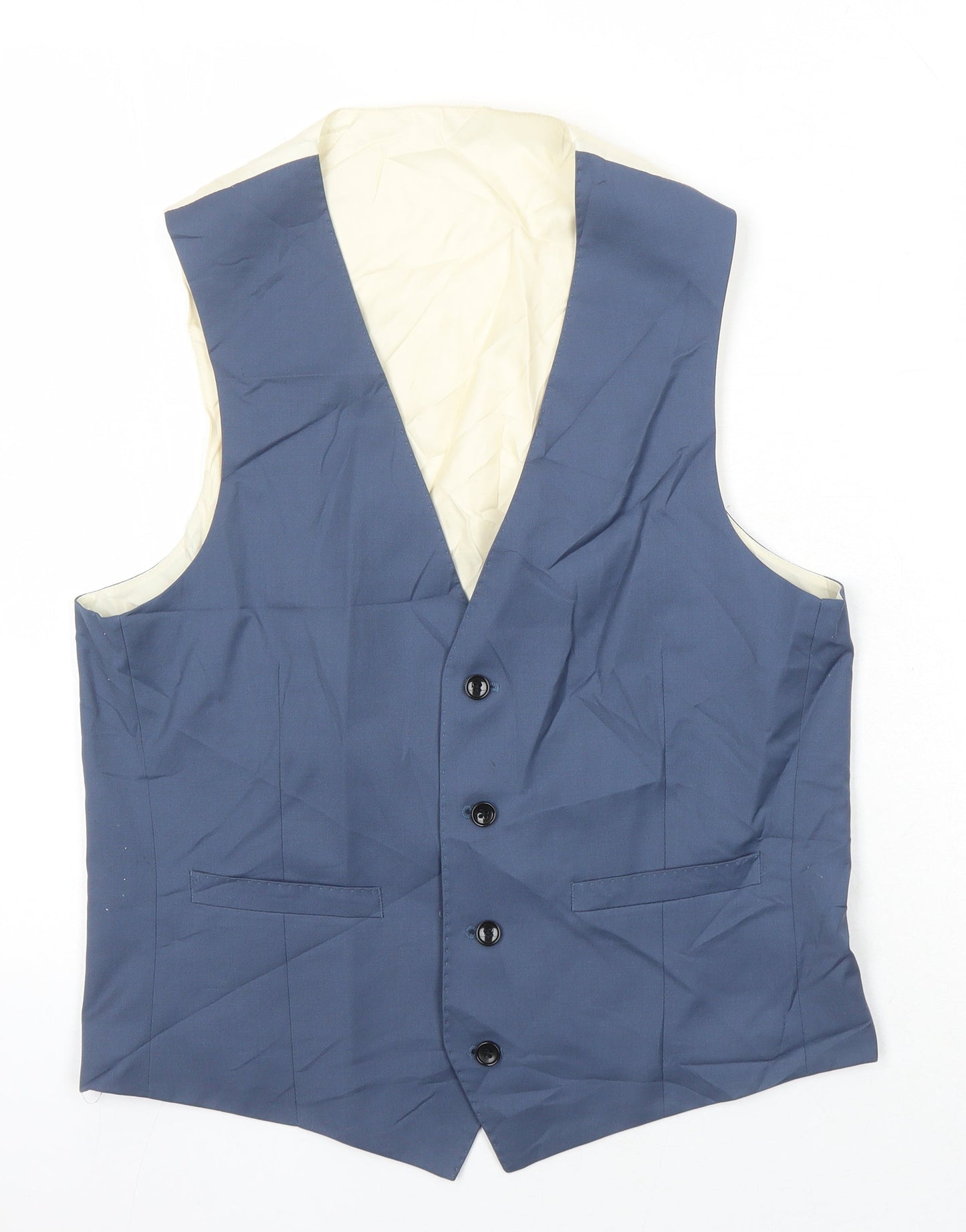 Mens UK Size M French Connection Regular Blue Suit Jacket