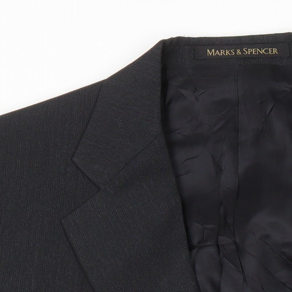 Mens UK Size 42 Marks and Spencer Regular Grey Suit Jacket