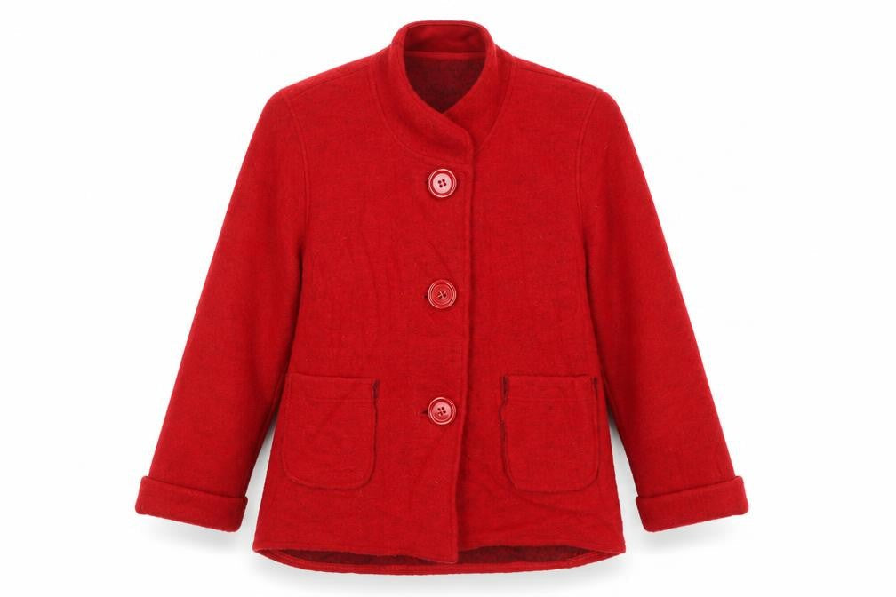 Next Womens Purple Herringbone Jacket Size 12 - Slight Bobbling