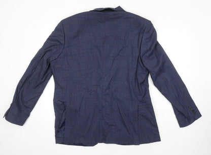 Mens UK Size 44 M&S Regular Blue Suit Jacket
