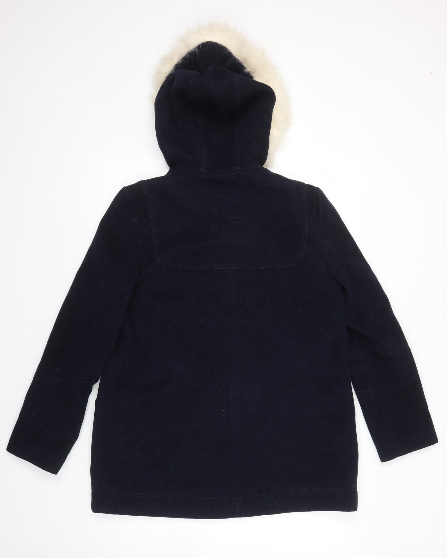 Womens UK Size 10 Topshop Blue Overcoat