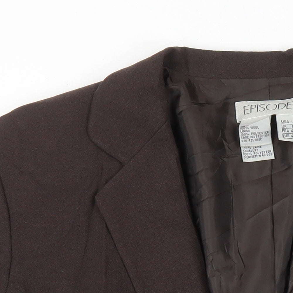 Womens UK Size 10 Episode Brown Jacket