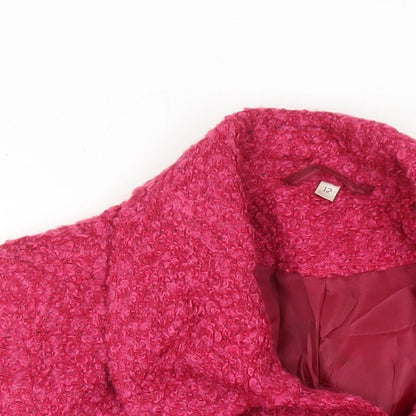 Womens UK Size 12 EWM Pink Jacket