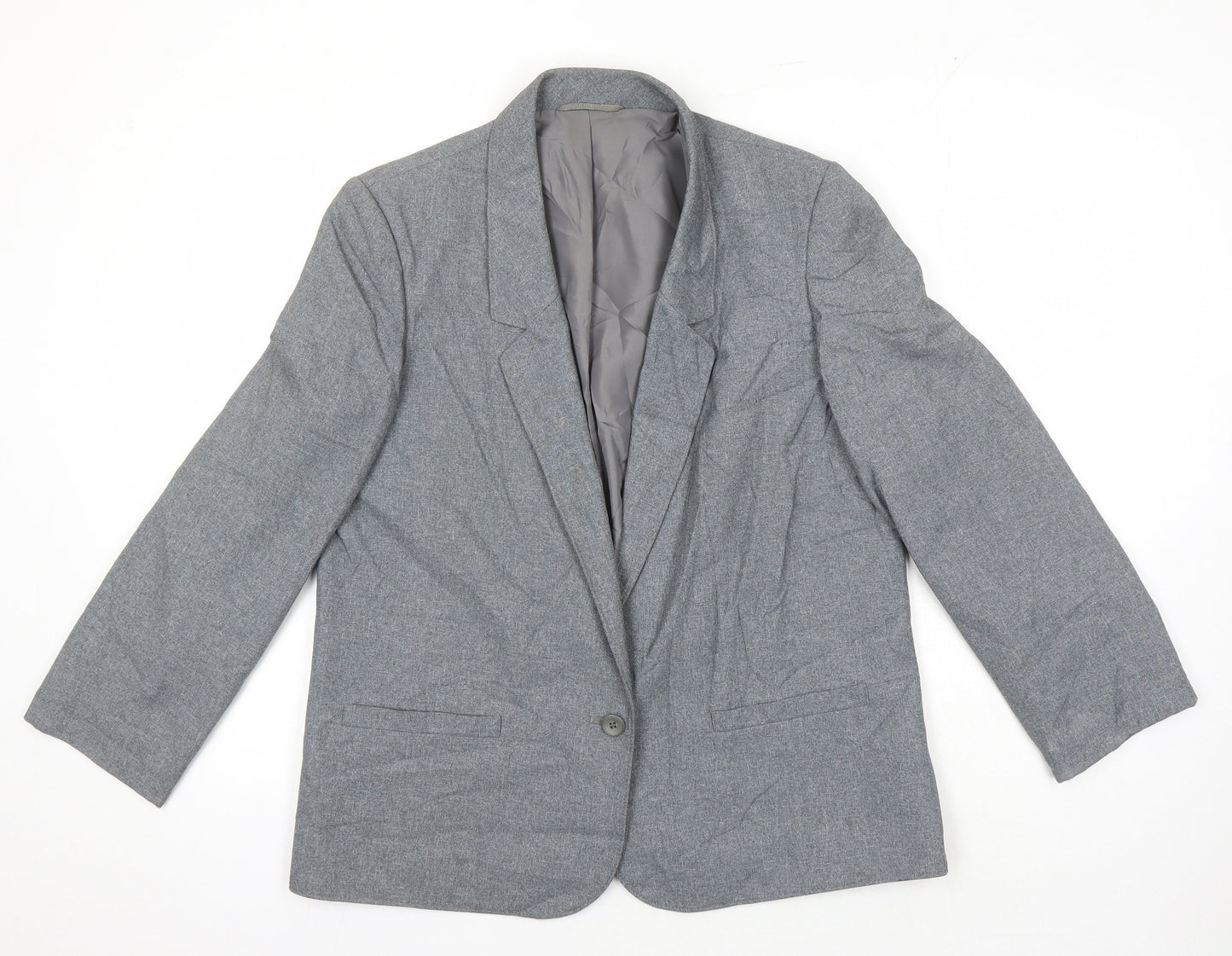 Womens UK Size 14 St Michael Grey Jacket