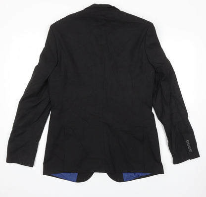 Mens UK Size L Burton Regular Black Suit Jacket