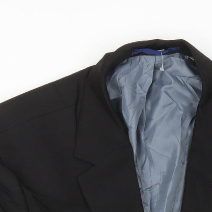 Mens UK Size L Burton Regular Black Suit Jacket