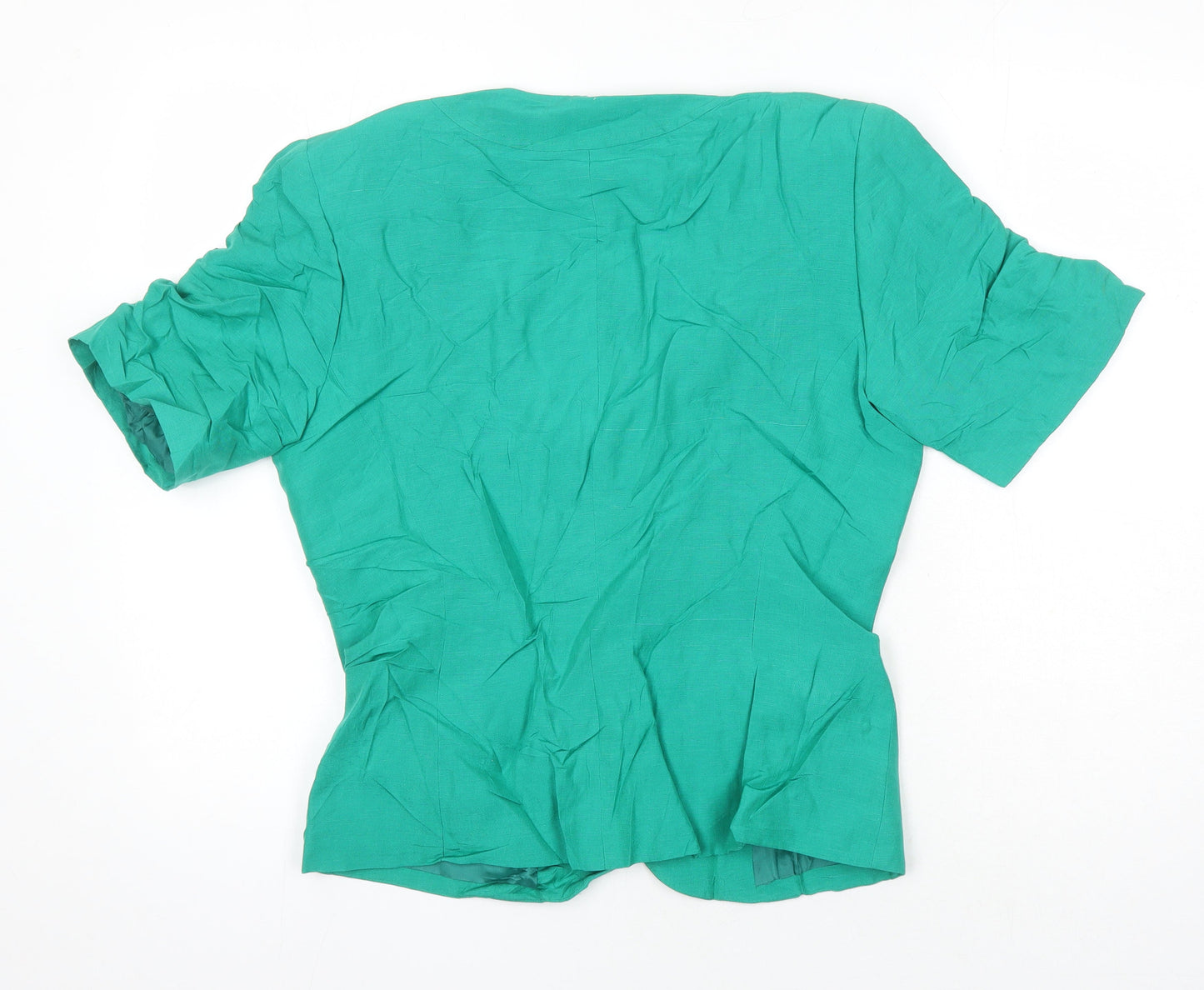 Womens UK Size 12 Paul Costelloe Green Tunic Blouse