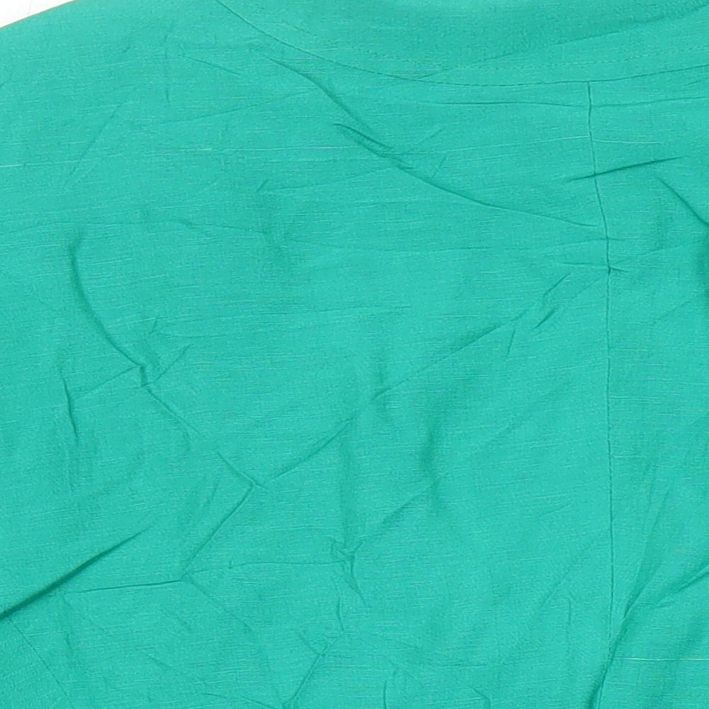 Womens UK Size 12 Paul Costelloe Green Tunic Blouse
