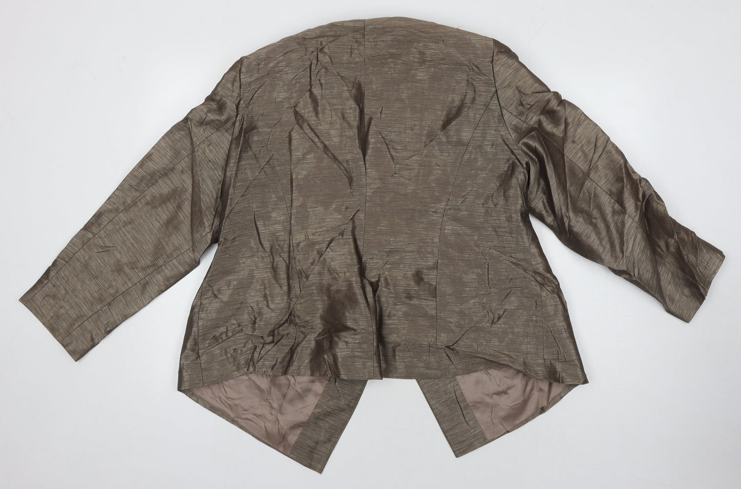 Womens UK Size 16 Ann Harvey Brown Jacket