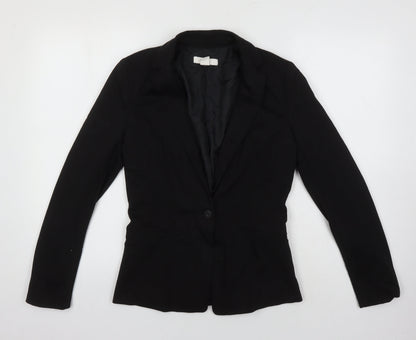 Womens UK Size 8 H&M Black Jacket