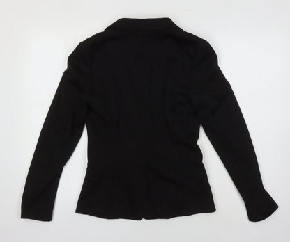 Womens UK Size 8 H&M Black Jacket