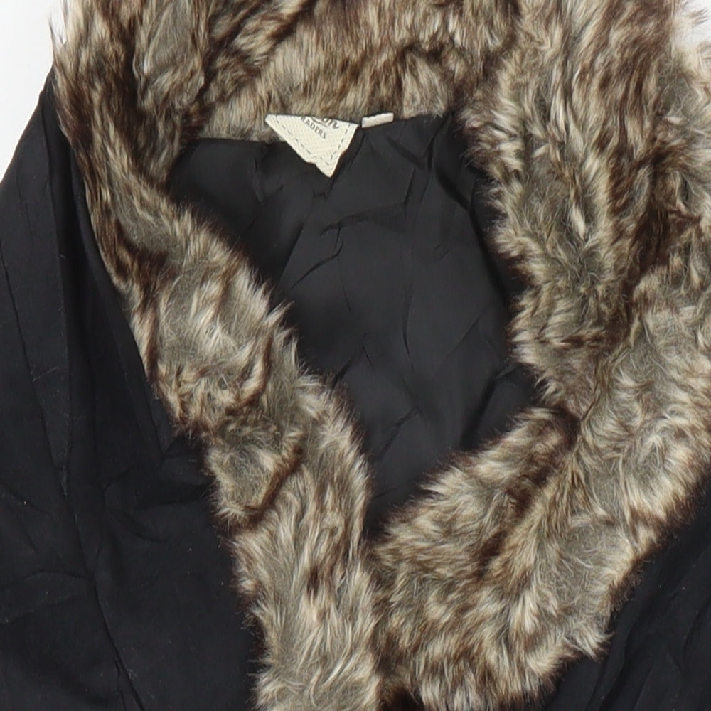 Womens UK Size 12 Cotton Traders Black Gilet