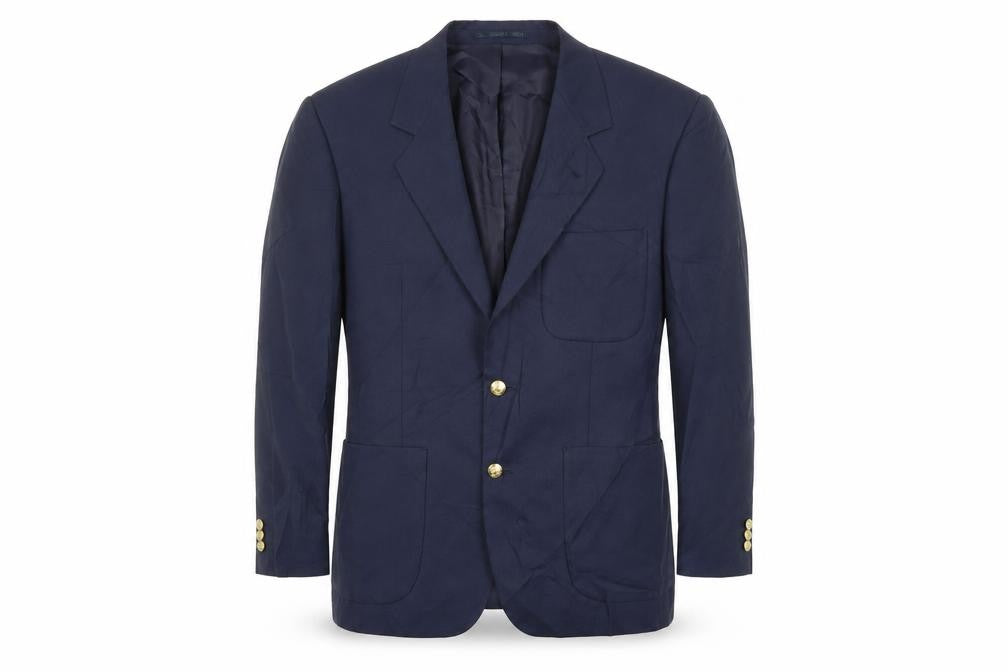 Mens UK Size 40 Chums Regular Blue Suit Jacket