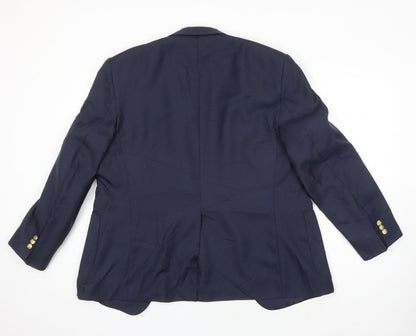 Mens UK Size 40 Chums Regular Blue Suit Jacket